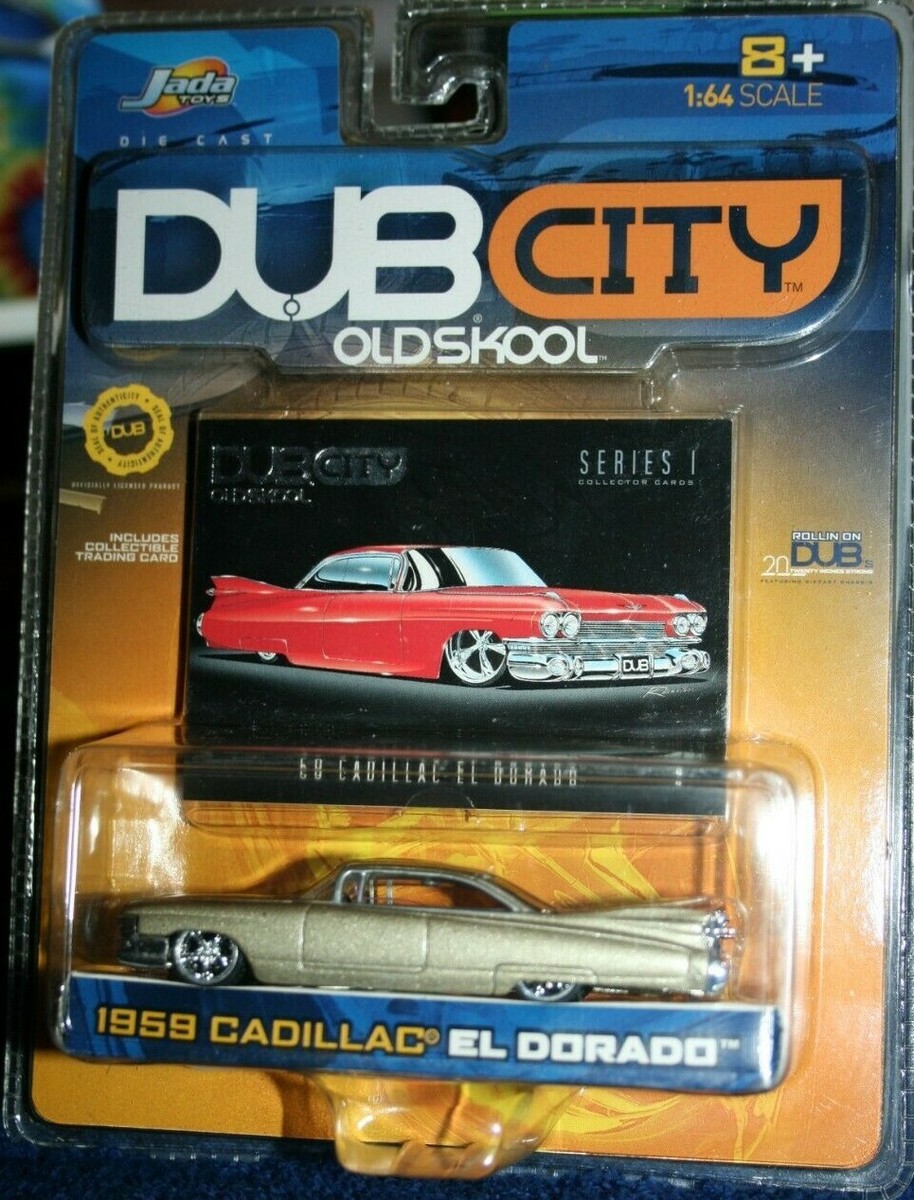 1959 Cadillac El Dorado DUB City ミニカー JADA DUB CITY OLD SKOOL 1959 CADILLAC EL DORADO BLACK SERIES