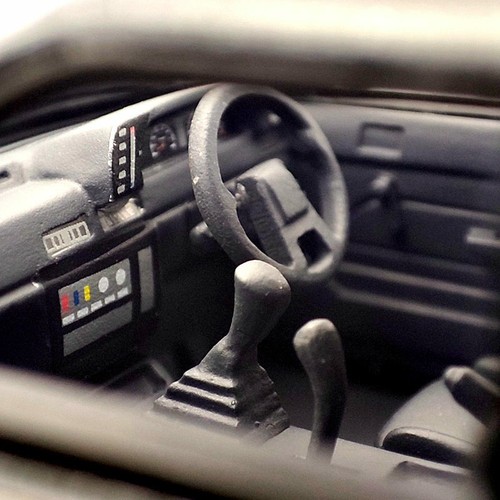 Hi-Story 1/43 Subaru Leone RX II 1986 Gris HS319GY Resina Modelo Coche Colección - Imagen 7 de 8