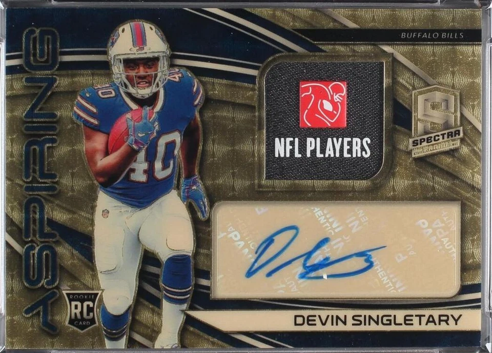 Gold Vinyl Prizm Laundry Tag Nflpa Logo