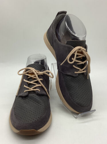 REEF Woman’s Rover Low Lx Leather Charcoal/Tan Lac