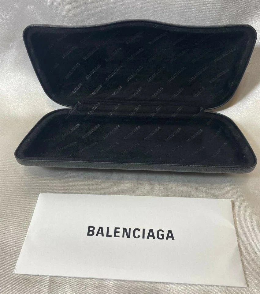BALENCIAGA Hard Sunglasses Case Set in Black - Image 3 of 4