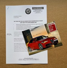 Alfa Romeo Giulia Quadrifoglio Press Photograph/Release - Award Winner 2020