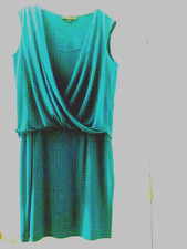 REDUCED 05/25 Melonie Bluzon Dress STUNNING TURQUOISE COLOR  Sleeveless 14
