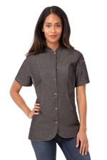 Chef Works Women's Chelsea Chef Coat Medium Black