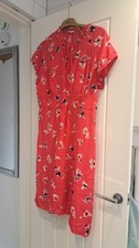 Dickins And Jones Red Floral Dress 16/18  SALE PRICE!