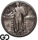 1927-S Standing Liberty Quarter, Better Date San Francisco Issue