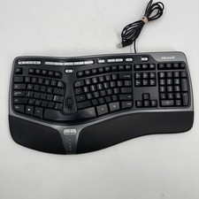 Microsoft Natural Ergonomic Keyboard Model 1048 4000 V1.0 USB Wired Wrist Rest