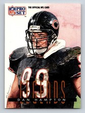 1991 Pro Set - Legends Dan Hampton #696 Chicago Bears