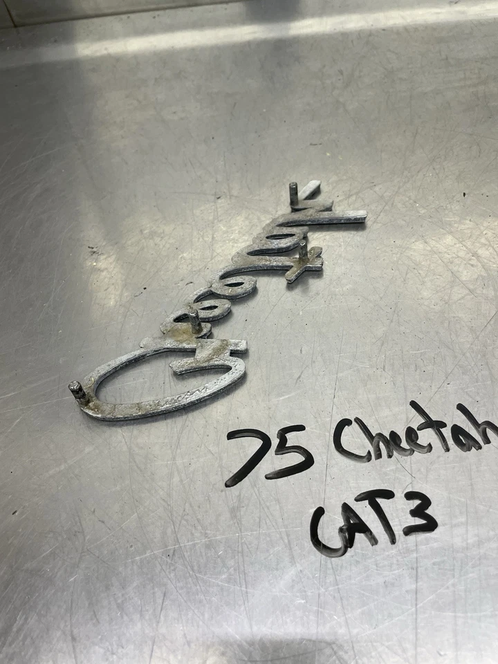 1973 1974 1975 Arctic Cat Cheetah OEM Emblem Logo - Image 2 of 3