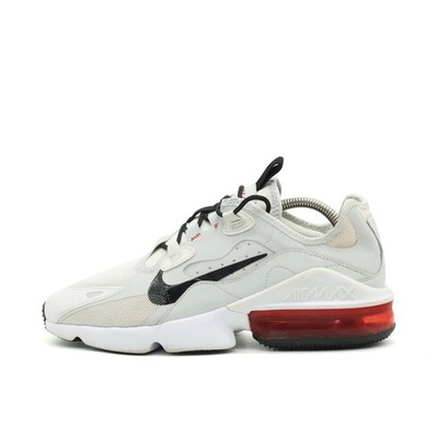 Nike Herren Air Max Infinity 2 Schuh Weiß Rot Schwarz Mesh Leicht Sneaker EU 42