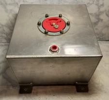 Vintage ? 5 Gallon Aluminum Fuel Cell Tank 20L for Racing, Street Drift, Strip