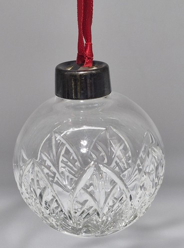 Vintage Lenox Deep Cut Crystal Ball Annual Christmas Ornament Abbey 1991 - Bild 3 von 5
