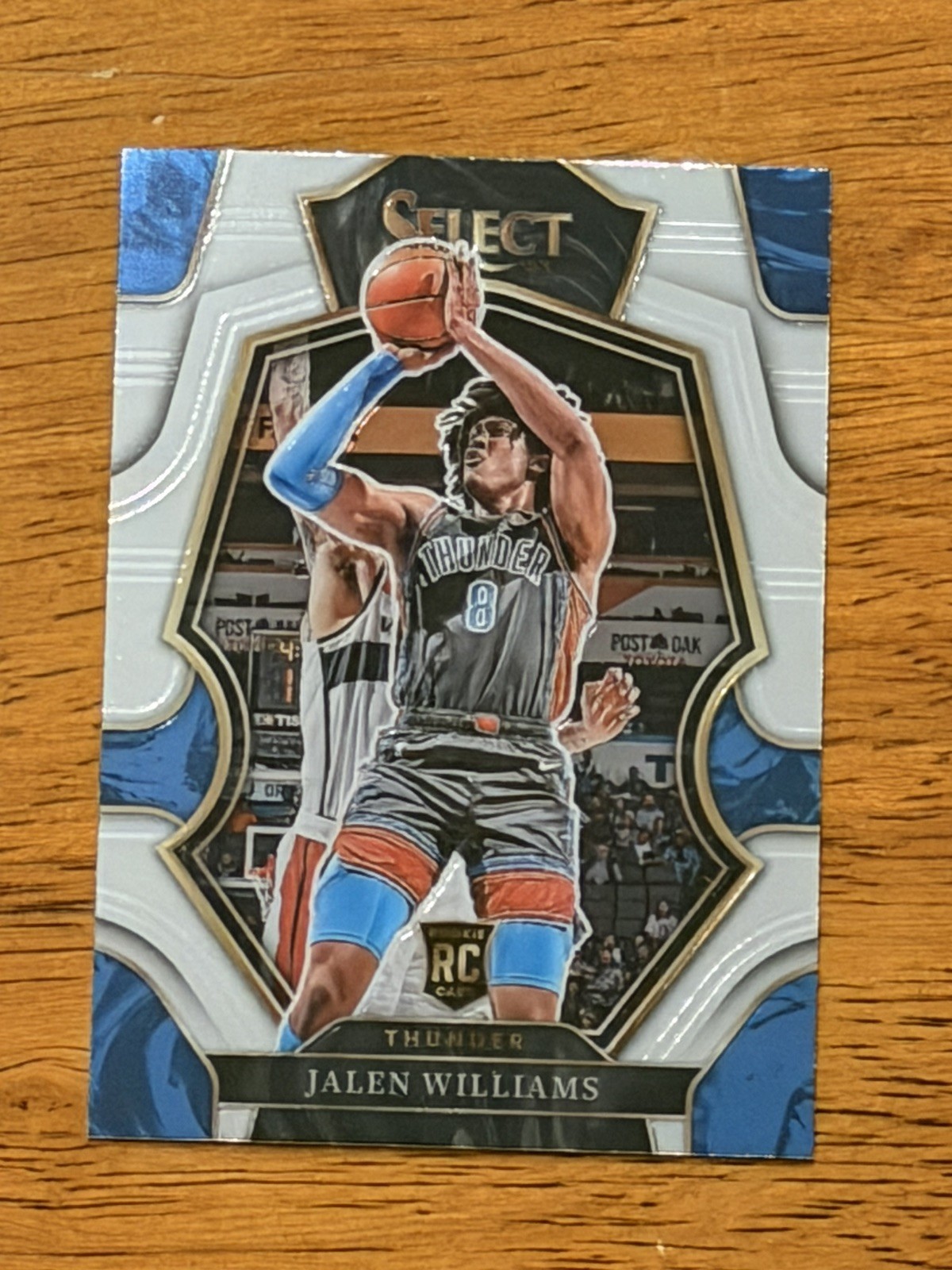 Jalen Williams 2022-23 Panini Select RC Rookie Premier Level Base THUNDER