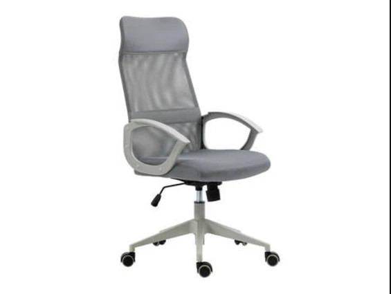 Silla de estudio con respaldo alto modelo Nueva Marsella acabado gris, 60cm(anch