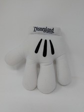Disneyland Resort Mickey Mouse Gloves Plush Hand Costume White 10" Disney Parks