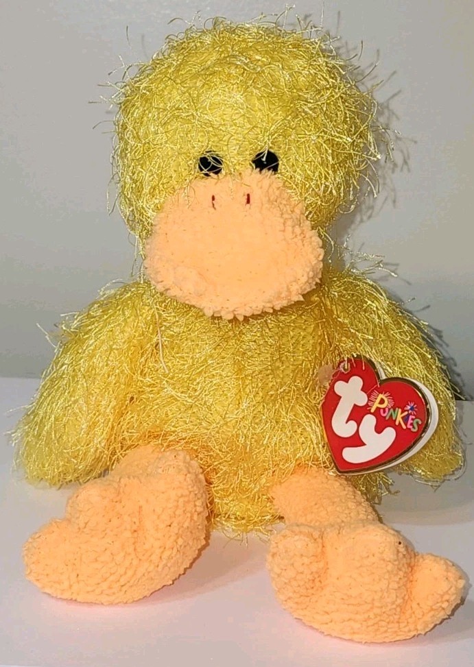 Ty Beanie Babies Punkies Collection Splash Duck Duckling