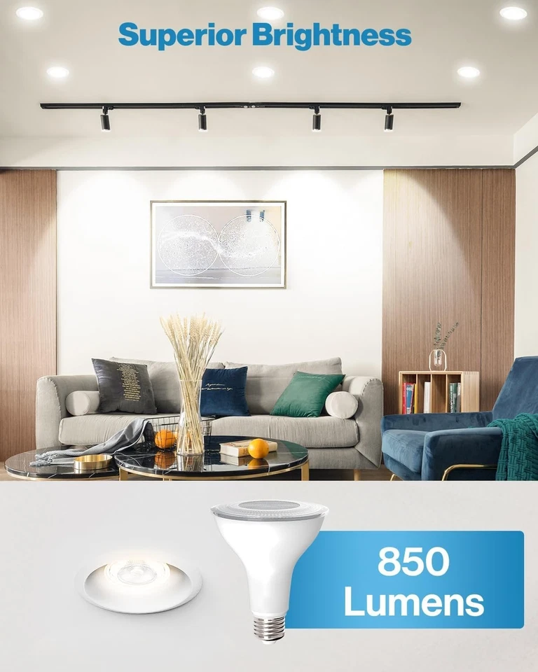 Sunco Flood Light Bulbs 10 Pack, E26 Base,  Listed - Image 4 of 4