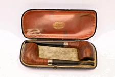 RARE Barling's Make Pre-Transition Cased Pipe Set EB-WB Sterling c. 1920