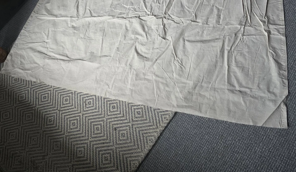 Natural Calico Fabric Craft Material 158cm (62in) width x 12m length. 18 sq.m + - Image 4 of 4