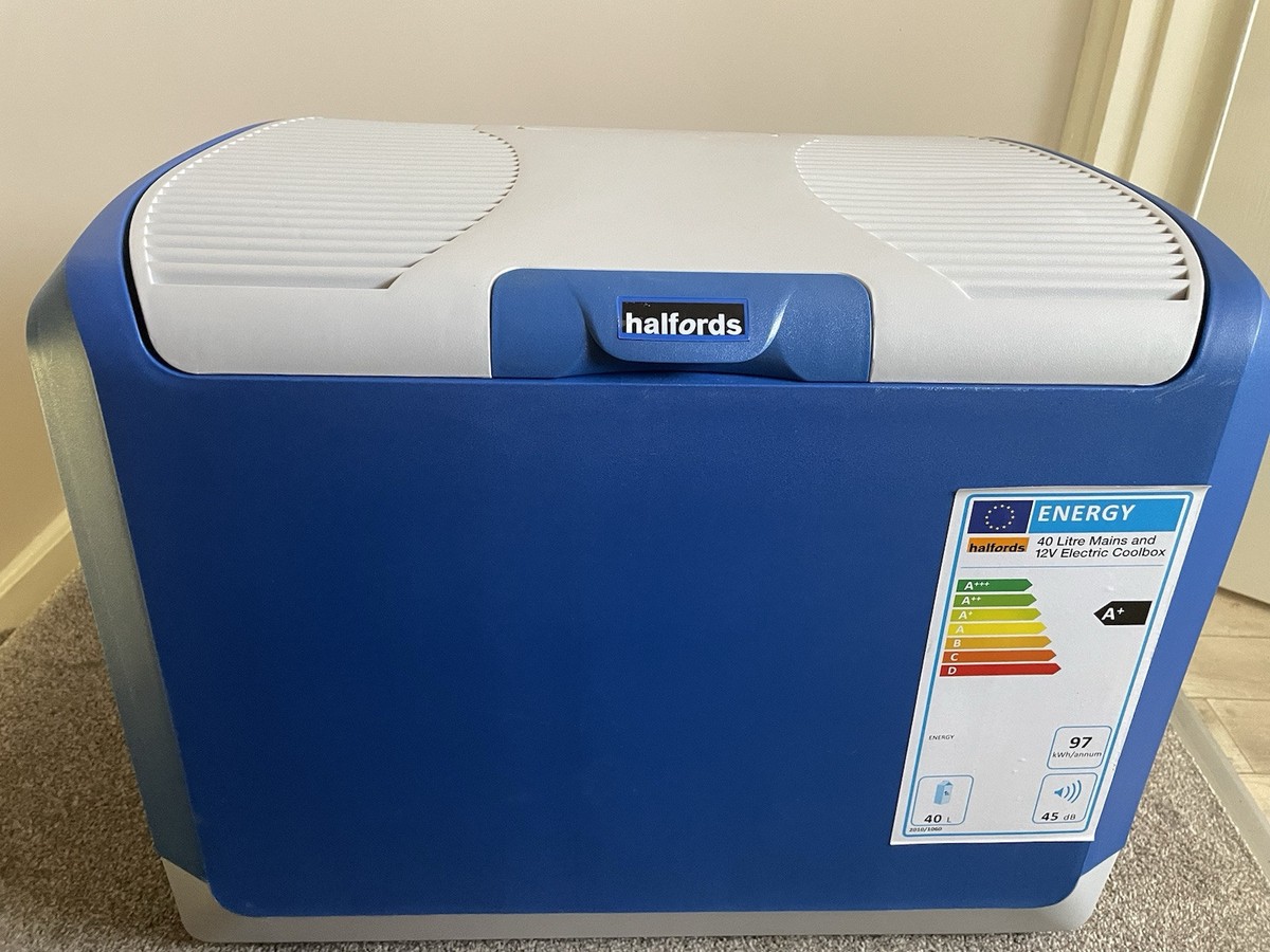 Halfords Electric Cool Box 12v 240v Halfords 40 Litre Mains And