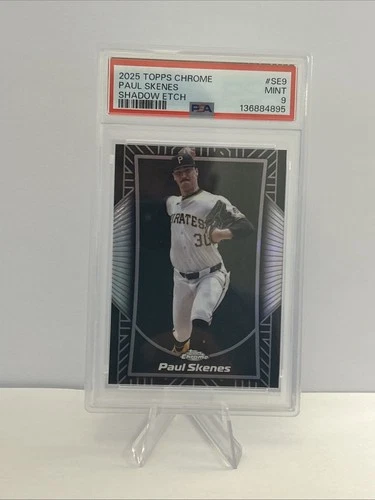 2025 Topps Chrome Paul Skenes Shadow Etch #SE9 PSA 9 MINT