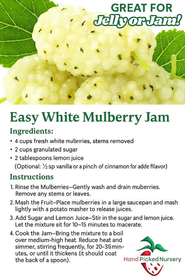 2 White Mulberry Trees - Morus alba tatarica - 2–3 ft Bare Root - Hardy & Edible - Image 2 of 4