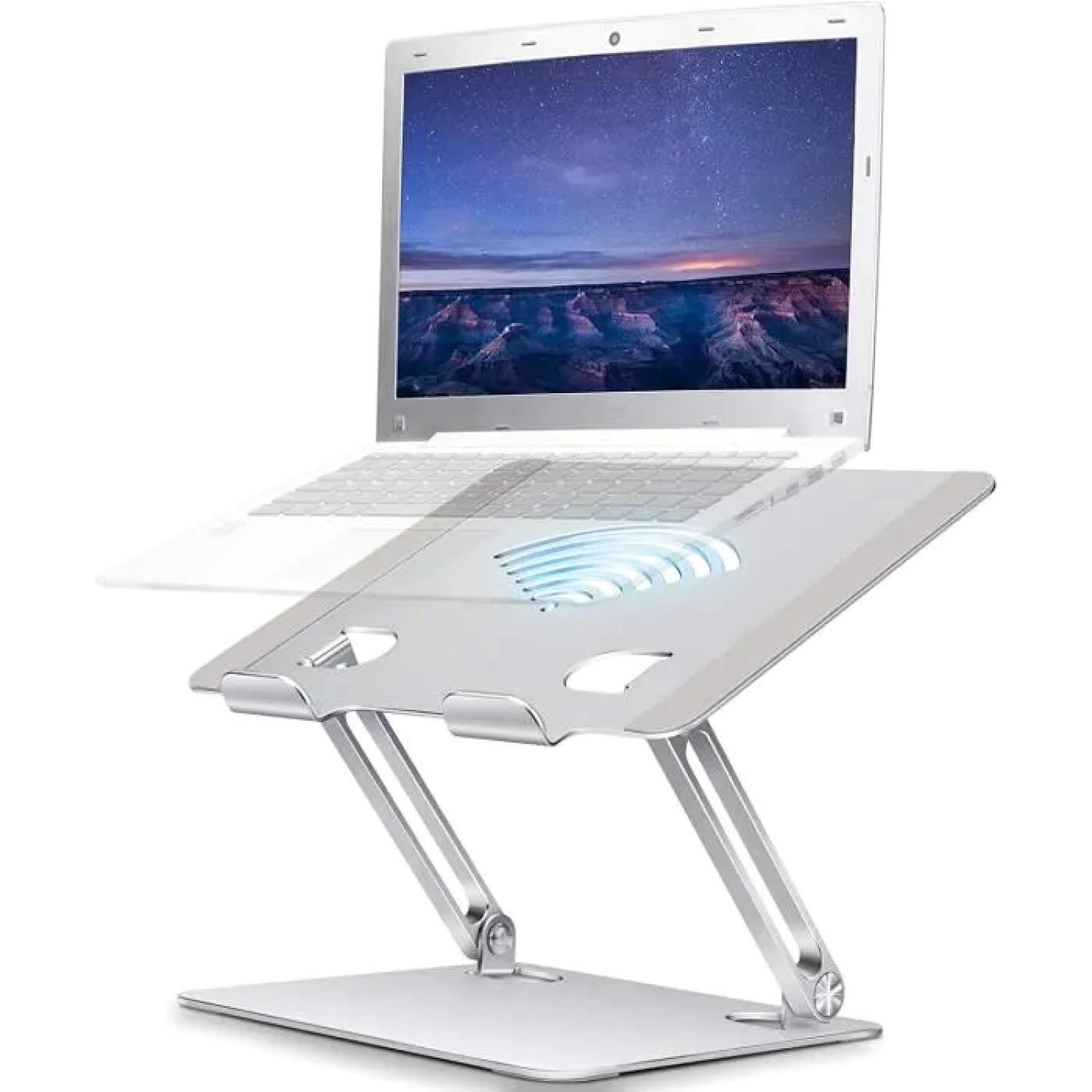 Support Ordinateur Portable Aluminium Premium Châssis Robuste pour Ordinateur 17"
