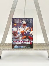 1997 Score Board Playbook---Drew Bledsoe---Magnified---Jumbo---#0070/2000