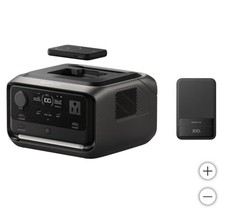   NEW   EcoFlow River 3 Plus Wireless Boost Combo, 1200W 286Wh Battery Generator