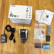 Canon HV20 MiniDV Camcorder Video Camera in Box With Accessories