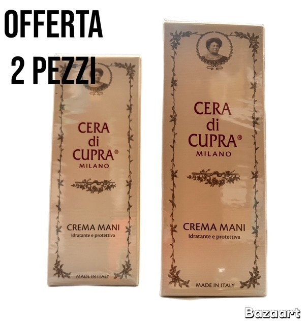 CERA DI CUPRA CREMA MANI 75 ML. OFFERTA 2 PEZZI