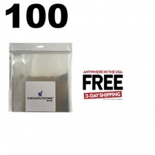 100 Clear Plastic OPP f10" Vinyl 78 RPM Records Budget Outer Sleeves 1-3 DAY