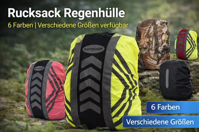 Regenschutz Rucksack Überzug Schutzhülle Cover große Auswahl beste Qualität