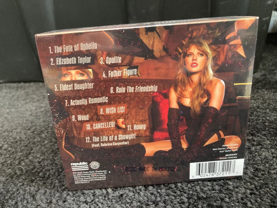 Taylor Swift The Life Of A Showgirl It's Beautiful Limited Deluxe CD + Bracelet! - Image 2 of 4