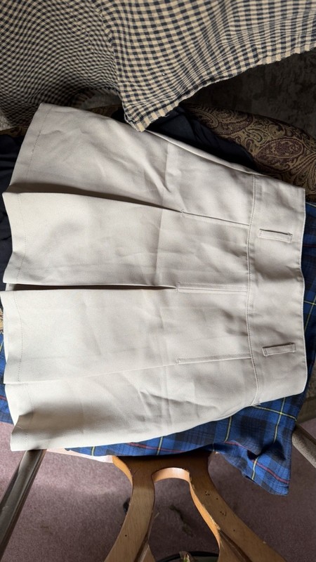 French Toast & Lands’ End Girls Uniform Skirts Lot of 3 Size 10/12 Khaki Plaid