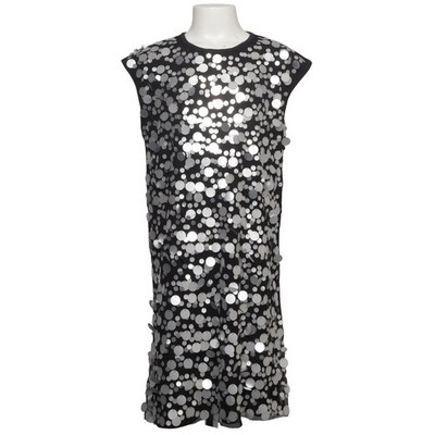 O´stin, Kleid, Größe: 152, Schwarz/Silber, Polyester/Viskose, Mädchen #xaI