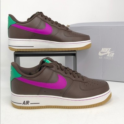 Nike Mens Air Force 1  07 Baroque Brown Vivid Purple IM2368-237 Sneakers-Size 9