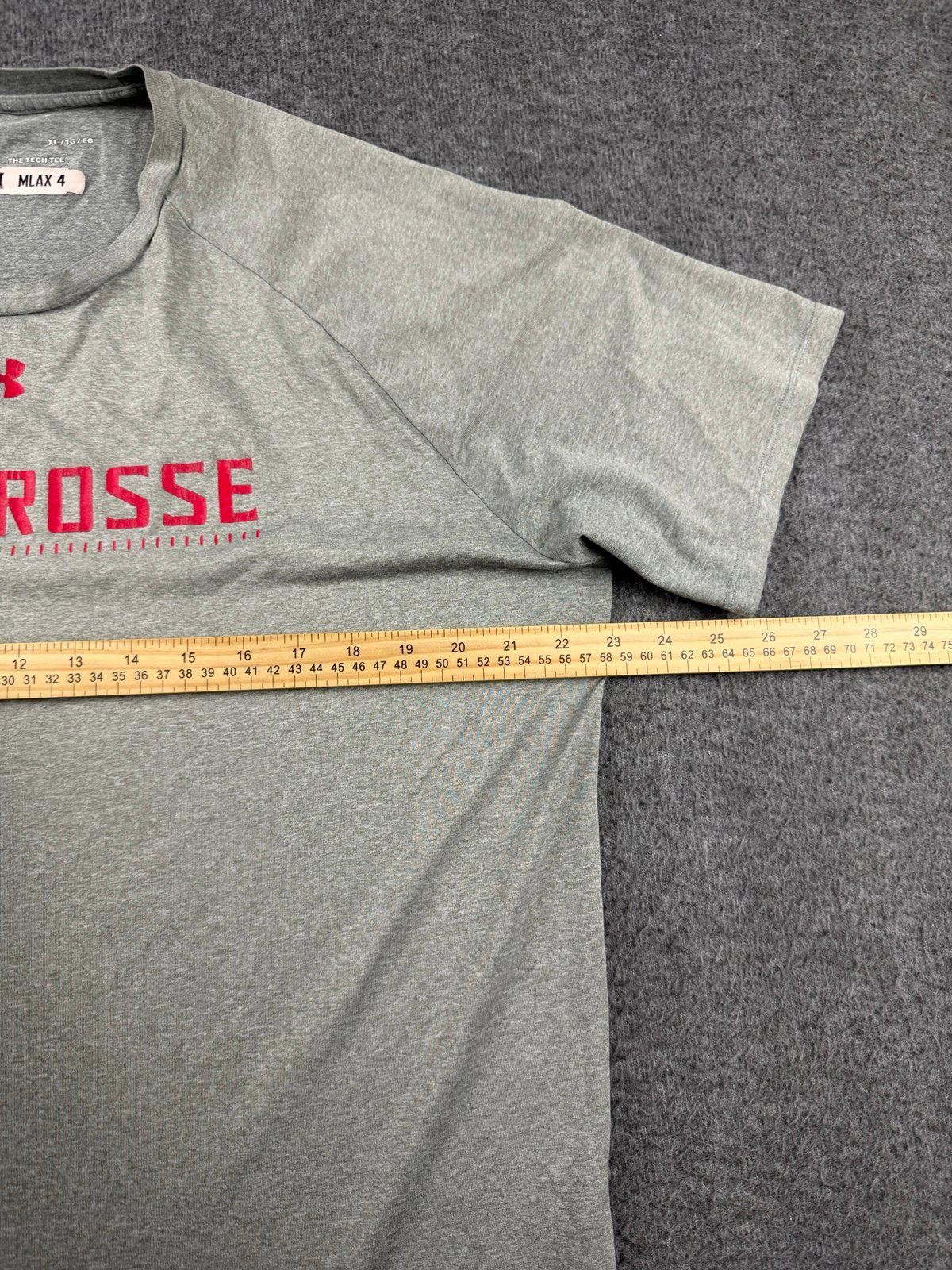 Under Armour UA Tech Maryland Terrapins Lacrosse T-Shirt Men's XL Gray NCAA Gear thumbnail 4