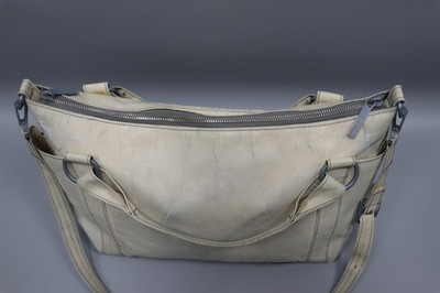 FREITAG R120 AUSTEN Recycled Used Ivory PVC Crossbody Messenger