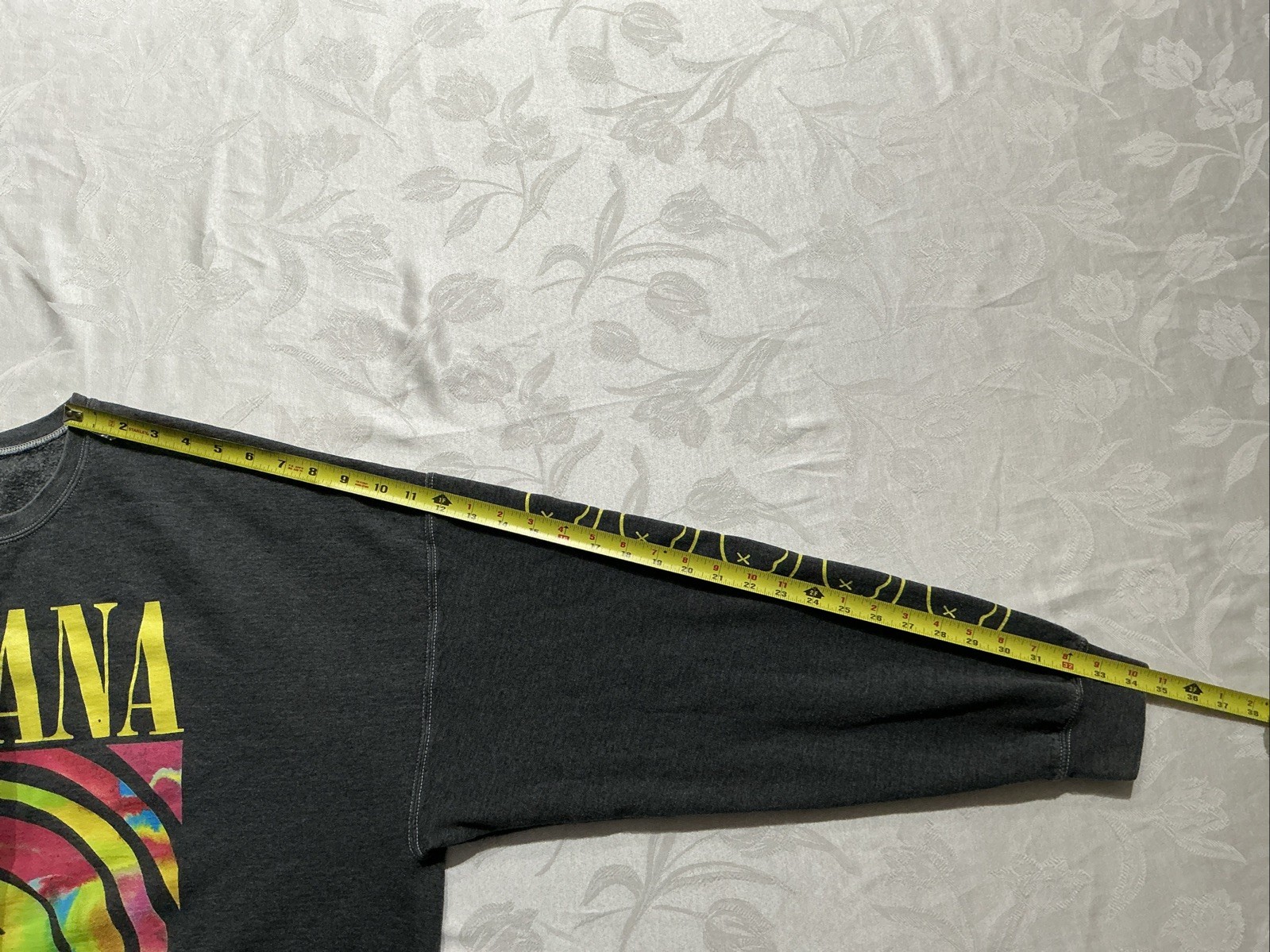 Oversized Pullover L XL Fleece Sweatshirt NIRVANA… - image 11