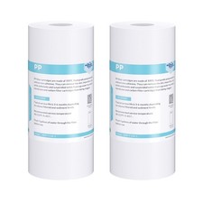 2 Pack 5 Micron 10"x4.5" Sediment Water Filter Whole House for Big Blue Housings