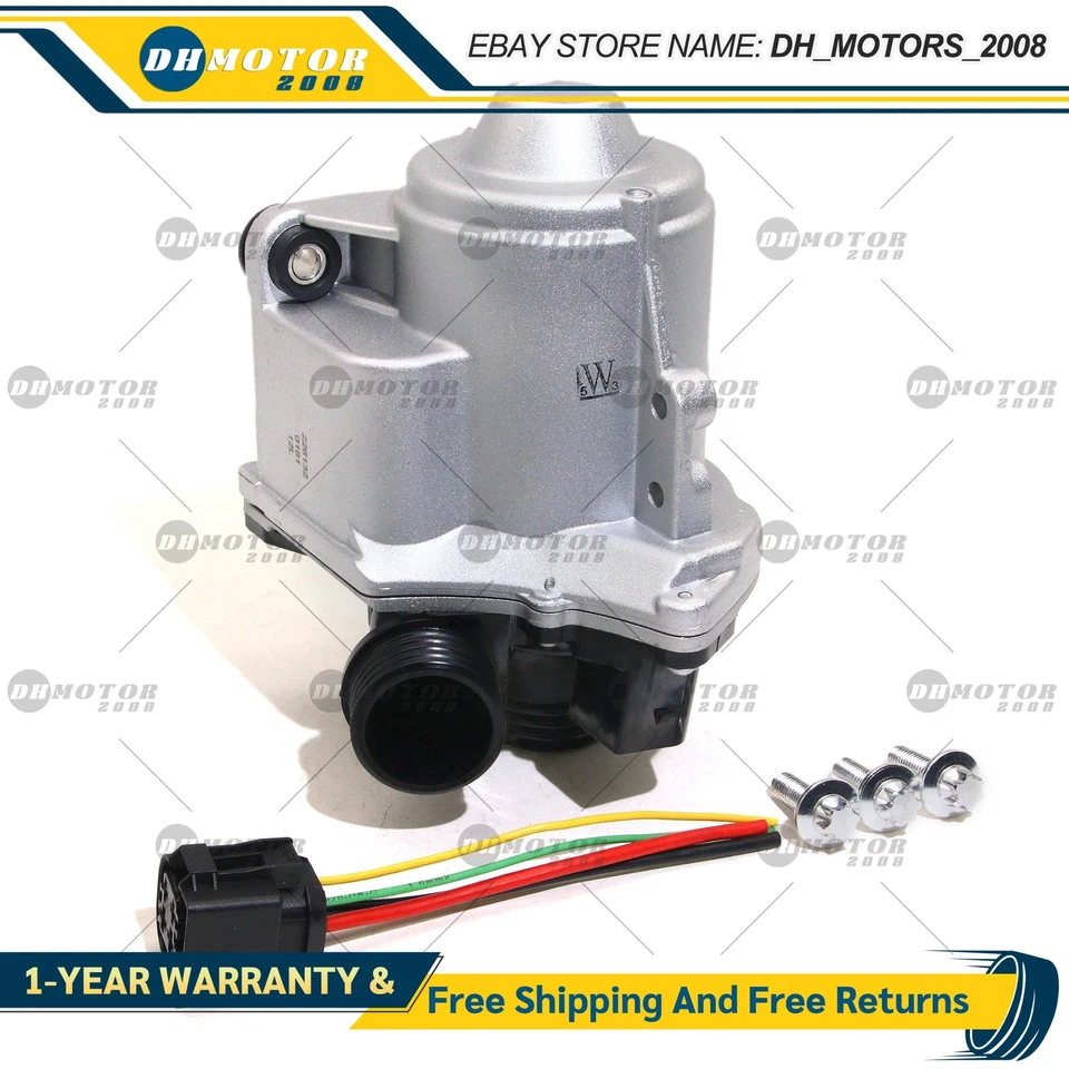 Electric Engine Water Pump + Thermostat for BMW N54 N55 3.0L 135i 335i X3 X5 - Image 2 of 4