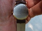 LONGINES VINTAGE 150 7229 GOLD DIAL QUARTS WATCH W/ ORIGINAL LIZARD SKIN BAND — photo 9