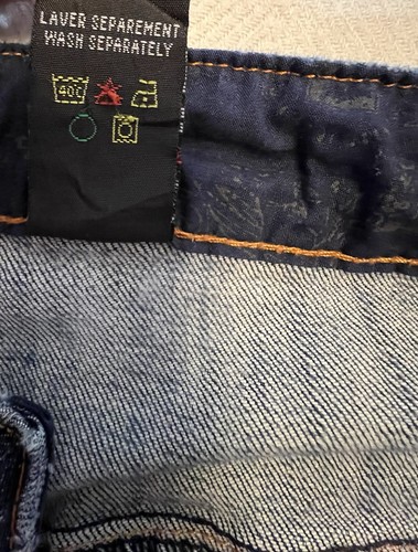 Buffalo Game-x David Button Relax Straight Blue Jeans 36 X 30 - Picture 10 of 21