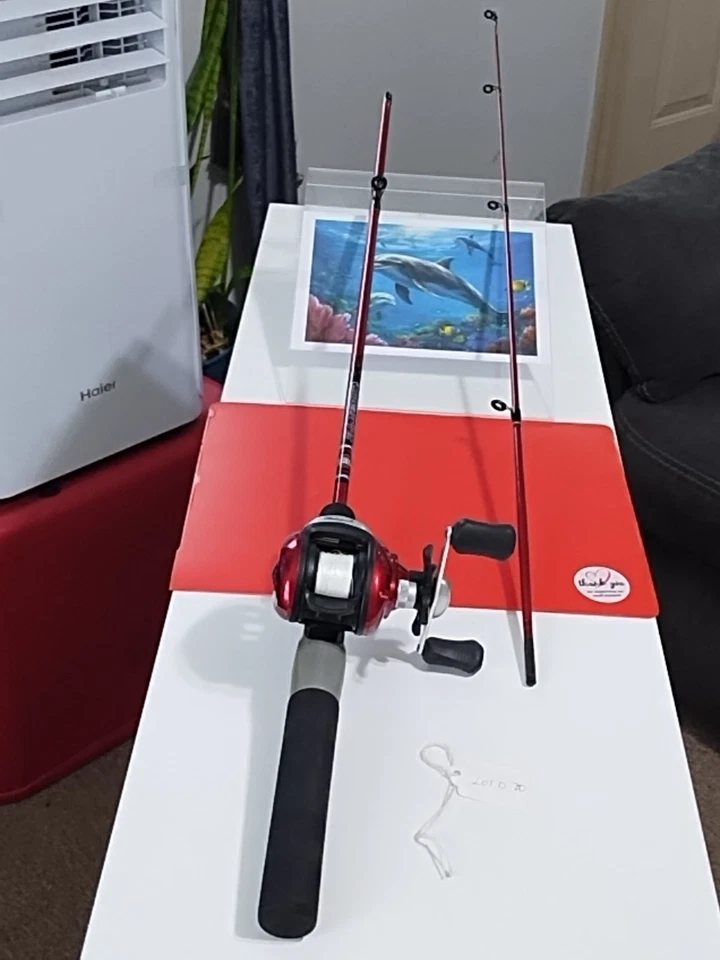 Baicasting Fishing Rod Zebco Slingshot 5'6" ML 6-12lb And Reel Shakespeare Alpha - Image 3 of 4