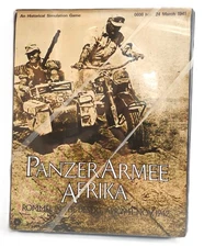 Vintage SPI PANZERARMEE Afrika 1973 ROMMEL IN THE DESERT COMPLETE FLAT TRAY good