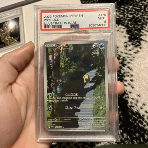2023 Pokemon Mew En-151 Illustration Rare #175 Psyduck PSA 9