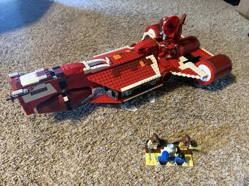 New ListingLEGO Star Wars Republic Cruiser 7665 Complete Set with Minifigures, Episode 1