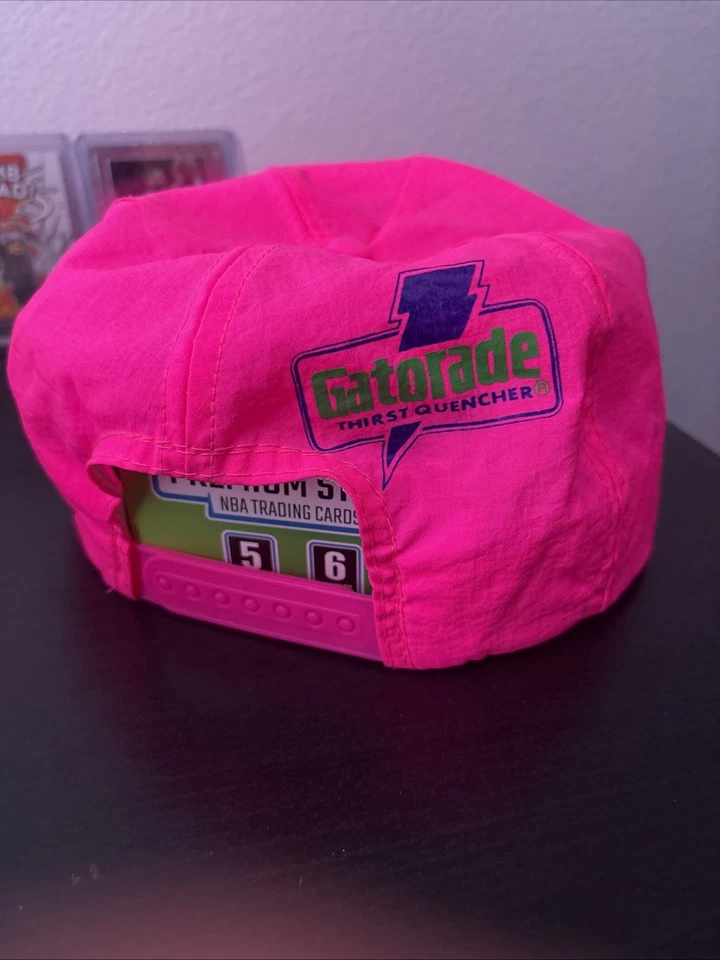 Vintage Original Seattle Mariners Neon Pink Hat Snapback Gatorade Sponsored 1995 - Image 2 of 4