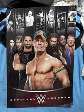 2015 WWE WORLD WRESTLING  PROGRAMME - JOHN CENA COVER